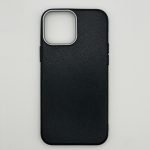 Stone Touch iPhone Case – Leather Texture, Silicone Grip, Solid Color