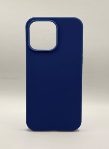 Blue Bamba One Color Soft Silicone iPhone Case