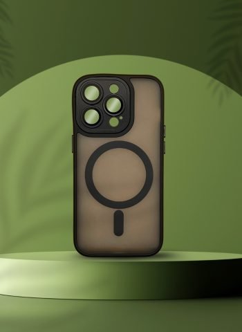 MagSafe iPhone Cover - Matte Back + Lens Protector Rings