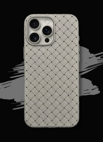 Woven Pattern iPhone Case - Heat dissipation | Leather-Feel | Shockproof